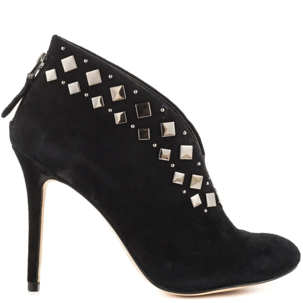 NEW GUESS SARETTA BLACK SUEDE BOOTIES SZ 6
